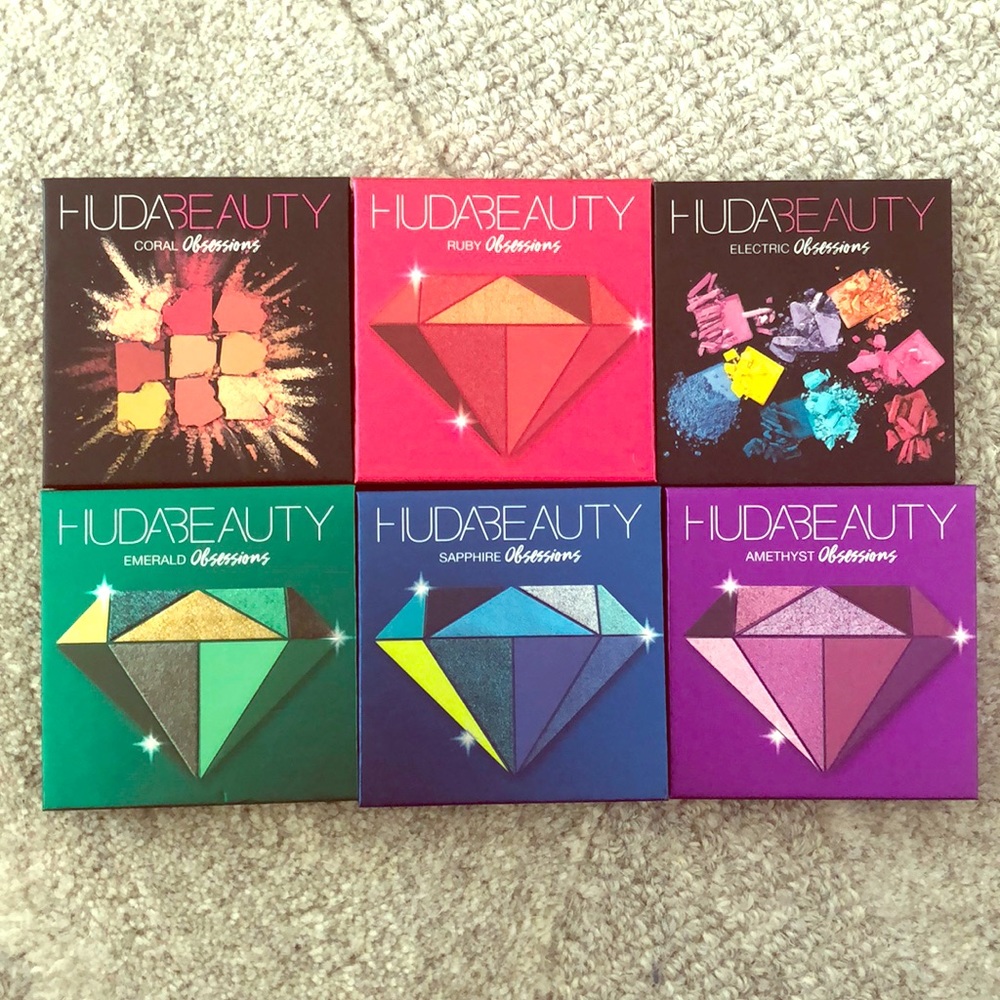 SALE 🙌 Lot of 6 HUDA beauty obsessions palettes